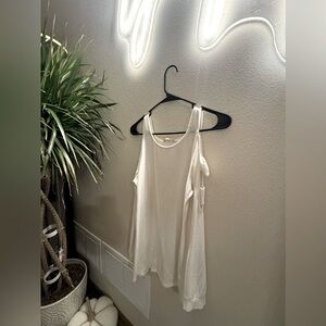 Open shoulder sweater